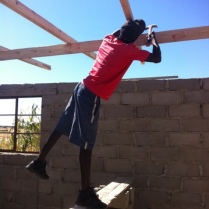 Joseph building the new home for the family
