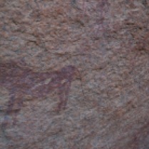 Bushman Painting of a Lion