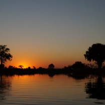 Sunset @ Okavango Delta
